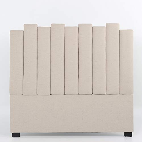 Menzzo Lucky Kopfteil Bett 140 cm mit Stoffbezug Beige Menzzo Lucky Kopfteil Bett 140 cm mit Stoffbezug Beige von Menzzo