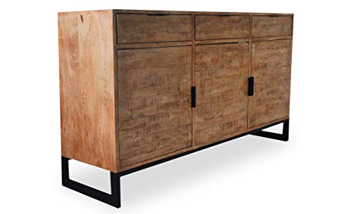 Menzzo Sideboards, Holz, Helle Eiche, L150 x T40 x H81 cm von Menzzo