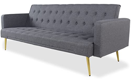 Menzzo Sofa, grau, L191 x P79 x H78 cm von Menzzo