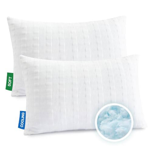 Kühlkissen zum Schlafen, King-Size, 2er-Set, geschreddertes Memory-Foam-Bettkissen mit doppelseitigem Material, verstellbares Loft-King-Size-Kissen für Seiten- und Rückenschläfer (Kingsize, 2er-Pack) Kühlkissen zum Schlafen, King-Size, 2er-Set, geschreddertes Memory-Foam-Bettkissen mit doppelseitigem Material, verstellbares Loft-King-Size-Kissen für Seiten- und Rückenschläfer (Kingsize, 2er-Pack) von Meoflaw