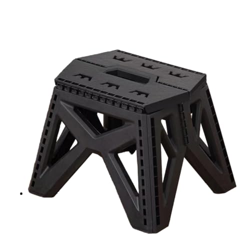 Kompakter Klapphocker für Outdoor-Aktivitäten, hohe Gewichtskapazität, zuverlässiger Mini-Stuhl für Angeln und Camping, quadratischer Hocker Maza von Meokro