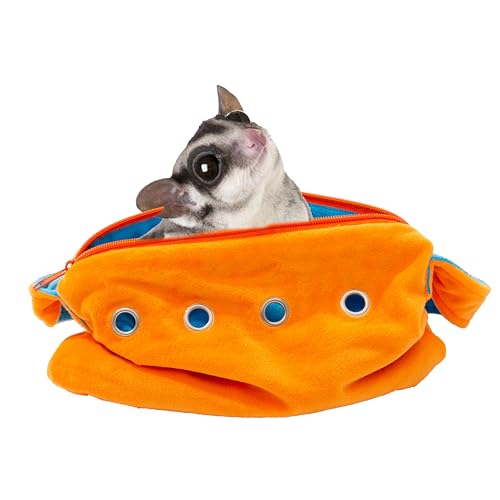 Sugar Glider Bonding Pouch Carrier Bag Sling with Adjustable Strap for Gliders Ferret Rat Hedgehog Hamster Small Pets Sugar Glider Bonding Pouch Carrier Bag Sling with Adjustable Strap for Gliders Ferret Rat Hedgehog Hamster Small Pets von Meow&Woof