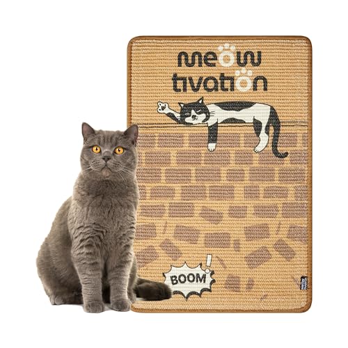Kratzmatte für Katzen – 60 x 40 cm Kratzteppich aus Sisal mit Illustration der Berliner Mauer, natürliche Kratzbretter, widerstandsfähige Katzenmöbel, multifunktionale Sisalmatte Kratzmatte für Katzen – 60 x 40 cm Kratzteppich aus Sisal mit Illustration der Berliner Mauer, natürliche Kratzbretter, widerstandsfähige Katzenmöbel, multifunktionale Sisalmatte von Meowtivation