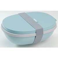 MEPAL Lunchbox Ellipse duo 7.5 cm hoch 825 + 600 ml nordic green von Mepal