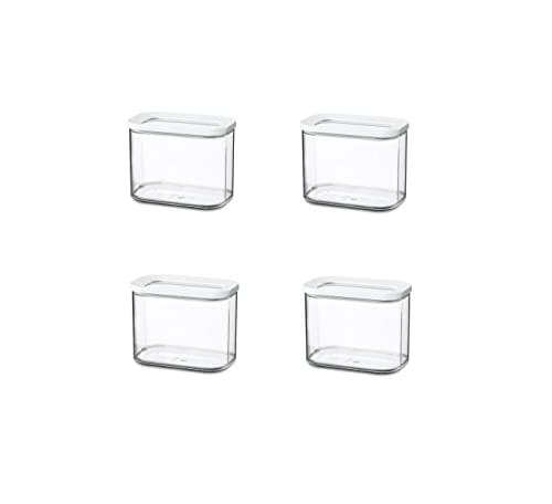 Mepal 4-tlg Vorratsdosen Spar-Set Modula 1000 ml Weiß Vorratsdose Frischhaltedose - ideal für die Aufbewahrung von trockenen Lebensmitteln Mepal 4-tlg Vorratsdosen Spar-Set Modula 1000 ml Weiß Vorratsdose Frischhaltedose - ideal für die Aufbewahrung von trockenen Lebensmitteln von Mepal