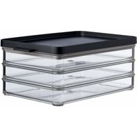 Kühlschrankdose omnia aufschnitt 3 schichte - schwarz - Mepal von Mepal