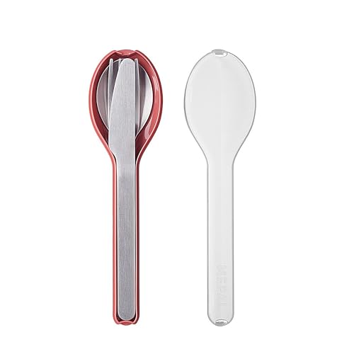 Mepal - Besteck 3-teiliges Set Ellipse - Besteck-Set für unterwegs - Besteht aus einem Messer, Gabel & Löffel - Besteck-Set mit Reiseetui - Edelstahl - Vivid Mauve Mepal - Besteck 3-teiliges Set Ellipse - Besteck-Set für unterwegs - Besteht aus einem Messer, Gabel & Löffel - Besteck-Set mit Reiseetui - Edelstahl - Vivid Mauve von Mepal
