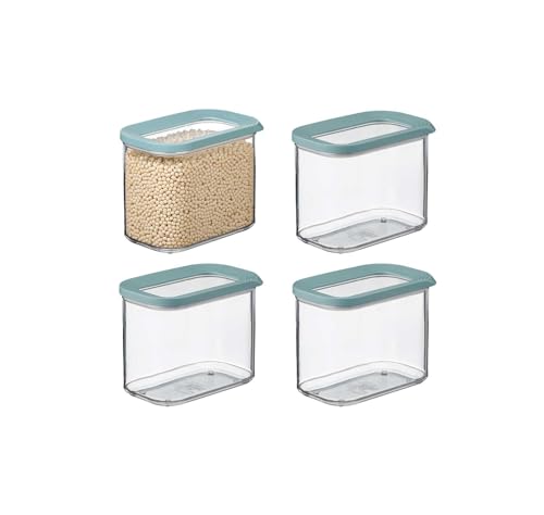 Mepal | 4-tlg Vorratsdosen Spar-Set Modula | 1000 ml Nordic Green | Vorratsdose Frischhaltedose | ideal für die Aufbewahrung von trockenen Lebensmitteln Mepal | 4-tlg Vorratsdosen Spar-Set Modula | 1000 ml Nordic Green | Vorratsdose Frischhaltedose | ideal für die Aufbewahrung von trockenen Lebensmitteln von Mepal