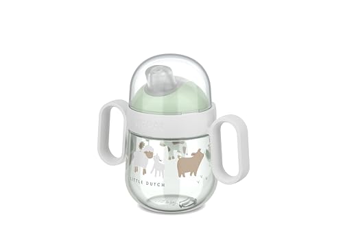 Mepal - Antitropf-trinklernbecher Mio Little Dutch - Auslaufsicher - Gesichert mit einem durchsichtigen Deckel für den sicheren Gebrauch unterwegs - Leicht zu haltende Griffe - 200 ml - Little Farm Mepal - Antitropf-trinklernbecher Mio Little Dutch - Auslaufsicher - Gesichert mit einem durchsichtigen Deckel für den sicheren Gebrauch unterwegs - Leicht zu haltende Griffe - 200 ml - Little Farm von Mepal