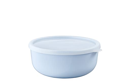 Mepal – Aufbewahrungsbox Kuchen Lumina – Frischhaltedosen mit Deckel für Kühlschrank, Gefrierschrank, Dampfgarer & Mikrowelle – Mikrowellenschüsseln mit Deckel – 1500 ml – Nordic blue von Mepal
