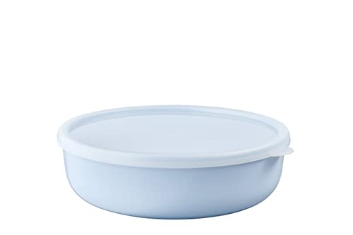 Mepal – Aufbewahrungsbox Kuchen Lumina – Frischhaltedosen mit Deckel für Kühlschrank, Gefrierschrank, Dampfgarer & Mikrowelle – Mikrowellenschüsseln mit Deckel – 2000 ml – Nordic blue von Mepal