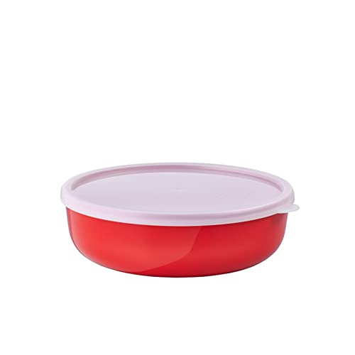 Mepal – Aufbewahrungsbox Kuchen Lumina – Frischhaltedosen mit Deckel für Kühlschrank, Gefrierschrank, Dampfgarer & Mikrowelle – Mikrowellenschüsseln mit Deckel – 2000 ml – Nordic red von Mepal