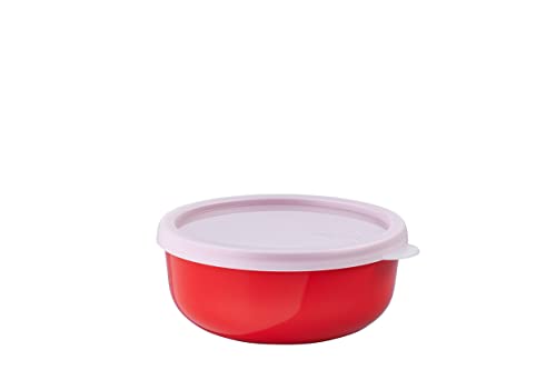Mepal – Aufbewahrungsbox Kuchen Lumina – Frischhaltedosen mit Deckel für Kühlschrank, Gefrierschrank, Dampfgarer & Mikrowelle – Mikrowellenschüsseln mit Deckel – 750 ml – Nordic red von Mepal