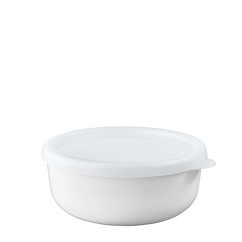 Mepal – Aufbewahrungsbox Kuchen Lumina – Frischhaltedosen mit Deckel für Kühlschrank, Gefrierschrank, Dampfgarer & Mikrowelle – Mikrowellenschüsseln mit Deckel – 750 ml – White von Mepal