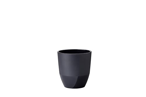 Mepal – Becher Silueta – Tee- und Kaffeebecher – Spülmaschinen- und mikrowellenfest – Geschirr – 200 ml – Nordic black von Mepal