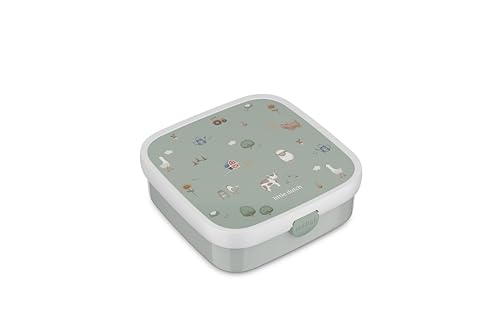 Mepal - Bento Brotdose Groß Campus Little Dutch - Bento Lunchbox für Kinder - Inklusive 2 auslaufsicheren Bento Fächern & Gabel - Bento-Fach ist mikrowellengeeignet - 2x 200 + 1250 ml - Little Farm Mepal - Bento Brotdose Groß Campus Little Dutch - Bento Lunchbox für Kinder - Inklusive 2 auslaufsicheren Bento Fächern & Gabel - Bento-Fach ist mikrowellengeeignet - 2x 200 + 1250 ml - Little Farm von Mepal