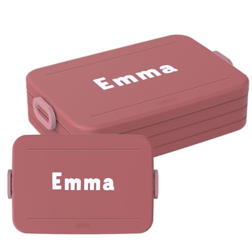 Mepal Brotdose mit Namen To Go - Personalisierte Lunchbox - Für 4 Sandwiches oder 8 Brotscheiben - Brotbox Erwachsene - BPA-frei & Spülmaschinenfest - 1500 ml - Large - Vivid mauve Mepal Brotdose mit Namen To Go - Personalisierte Lunchbox - Für 4 Sandwiches oder 8 Brotscheiben - Brotbox Erwachsene - BPA-frei & Spülmaschinenfest - 1500 ml - Large - Vivid mauve von Mepal