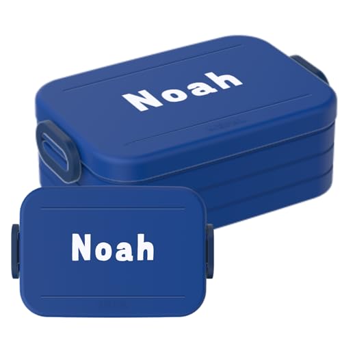Mepal Brotdose mit Namen To Go - Personalisierte Lunchbox - Geeignet für bis zu 4 Butterbrote - Brotbox Erwachsene - BPA-frei & Spülmaschinenfest - 900 ml - Midi - Vivid blue Mepal Brotdose mit Namen To Go - Personalisierte Lunchbox - Geeignet für bis zu 4 Butterbrote - Brotbox Erwachsene - BPA-frei & Spülmaschinenfest - 900 ml - Midi - Vivid blue von Mepal