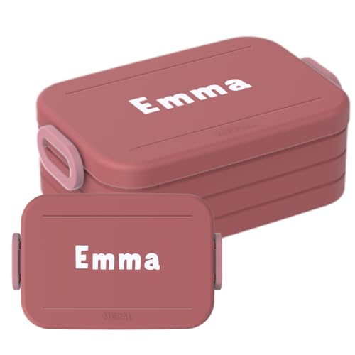 Mepal Brotdose mit Namen To Go - Personalisierte Lunchbox - Geeignet für bis zu 4 Butterbrote - Brotbox Erwachsene - BPA-frei & Spülmaschinenfest - 900 ml - Midi - Vivid mauve Mepal Brotdose mit Namen To Go - Personalisierte Lunchbox - Geeignet für bis zu 4 Butterbrote - Brotbox Erwachsene - BPA-frei & Spülmaschinenfest - 900 ml - Midi - Vivid mauve von Mepal