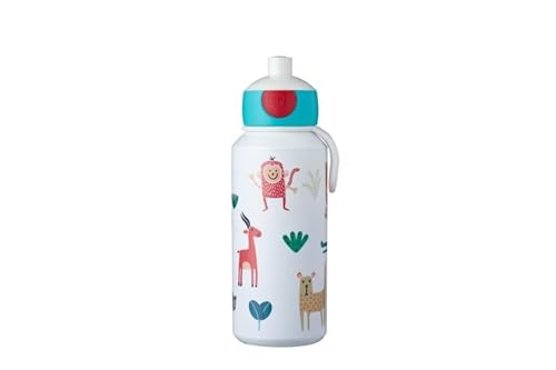 Mepal Trinkflasche Pop-up Campus 400 ml - Animal Friends von Mepal