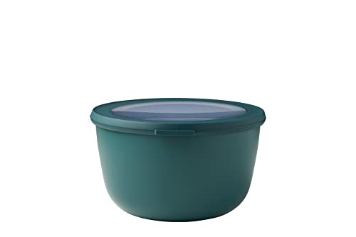 Mepal - Multi Bowl Cirqula Round - Vorratsdose mit Deckel - Geeignet als Luftdichte Aufbewahrungsbox für den Kühlschrank, Mikrowellengeschirr & als Frischhaltedosen - 2000 ml - Nordic Pine von Mepal