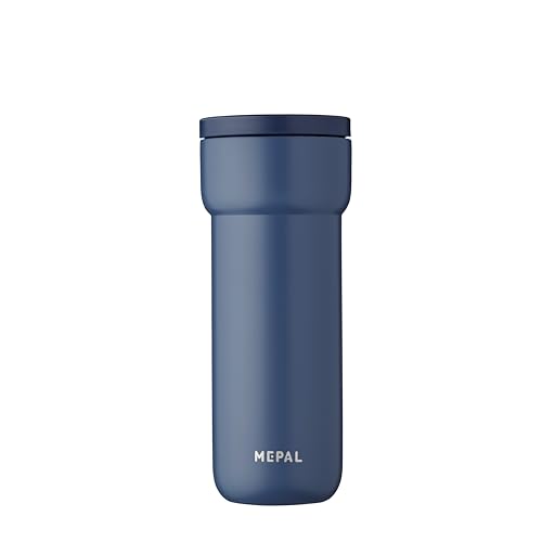 Mepal - Isolierbecher Ellipse - 6 Stunden heiß & 10 Stunden kalt - Thermobecher für Unterwegs - Geeignet als Tee & Kaffeetasse zum Mitnehmen - Passt in alle Becherhalter - 475 ml - Nordic Denim Mepal - Isolierbecher Ellipse - 6 Stunden heiß & 10 Stunden kalt - Thermobecher für Unterwegs - Geeignet als Tee & Kaffeetasse zum Mitnehmen - Passt in alle Becherhalter - 475 ml - Nordic Denim von Mepal