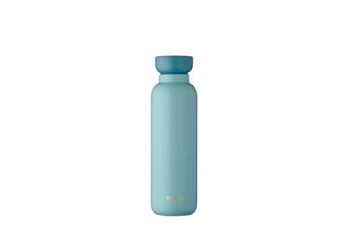 Mepal - Isolierflasche Ellipse - Doppelwandige Thermo Wasserflasche - Thermosflasche für Unterwegs - 12 Stunden heiß & 24 Stunden kalt - Edelstahl - 500 ml - Nordic Green von Mepal