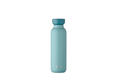 Mepal - Isolierflasche Ellipse - Doppelwandige Thermo Wasserflasche - Thermosflasche für Unterwegs - 12 Stunden heiß & 24 Stunden kalt - Edelstahl - 500 ml - Nordic green von Mepal