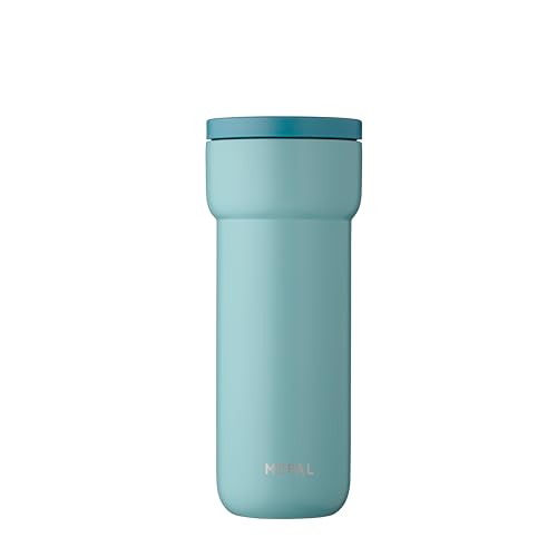 Mepal - Isolierbecher Ellipse - 6 Stunden heiß & 10 Stunden kalt - Thermobecher für Unterwegs - Geeignet als Tee & Kaffeetasse zum Mitnehmen - Passt in alle Becherhalter - 475 ml - Nordic Green von Mepal