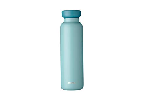 Mepal - Isolierflasche Ellipse - Doppelwandige Thermo Wasserflasche - Thermosflasche für Unterwegs - 12 Stunden heiß & 24 Stunden kalt - Edelstahl - 900 ml - Nordic Green von Mepal