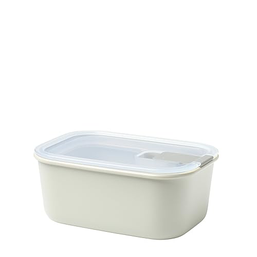 Mepal – Frischhaltedose EasyClip – Schüssel mit Deckel & Klickverschluss – Geeignet für Mikrowelle, Dampfgarer, Kühl- und Gefrierschrank – Luftdicht & auslaufsicher – 700 ml – Nordic white von Mepal