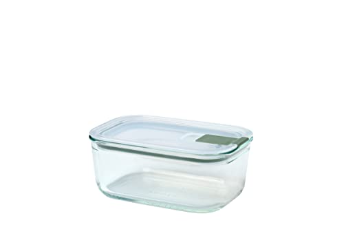 Mepal - Glasbehälter mit deckel EasyClip - Meal prep boxen - Geeignet für Mikrowelle, Dampfgarer, Ofen und Gefrierschrank - Luftdicht und auslaufsicher - Mikrowellengeschirr - 700 ml - Nordic sage von Mepal
