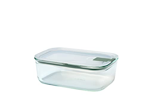 Mepal - Glasbehälter mit deckel EasyClip - Meal prep boxen - Geeignet für Mikrowelle, Dampfgarer, Ofen und Gefrierschrank - Luftdicht und auslaufsicher - Mikrowellengeschirr - 1000 ml - Nordic sage Mepal - Glasbehälter mit deckel EasyClip - Meal prep boxen - Geeignet für Mikrowelle, Dampfgarer, Ofen und Gefrierschrank - Luftdicht und auslaufsicher - Mikrowellengeschirr - 1000 ml - Nordic sage von Mepal