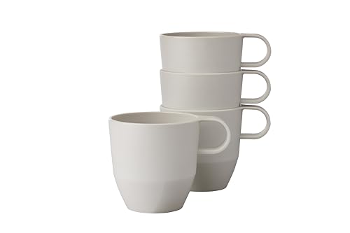 Mepal – Henkelbecher 4 Stück Silueta – Tee- und Kaffeebecher – Spülmaschinen- und mikrowellenfest – Geschirr – 300 ml – Nordic white Mepal – Henkelbecher 4 Stück Silueta – Tee- und Kaffeebecher – Spülmaschinen- und mikrowellenfest – Geschirr – 300 ml – Nordic white von Mepal