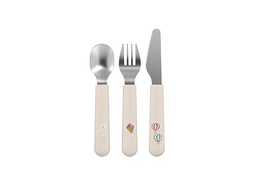 Mepal - 3-teiliges Kinderbesteck Mio - Sunshine & Rainbow - Edelstahl, Kunststoff - 3 Sets à 3 Teile - Gabel, Löffel, Messer - Spülmaschinenfest - Ab 12 Monaten Mepal - 3-teiliges Kinderbesteck Mio - Sunshine & Rainbow - Edelstahl, Kunststoff - 3 Sets à 3 Teile - Gabel, Löffel, Messer - Spülmaschinenfest - Ab 12 Monaten von Mepal