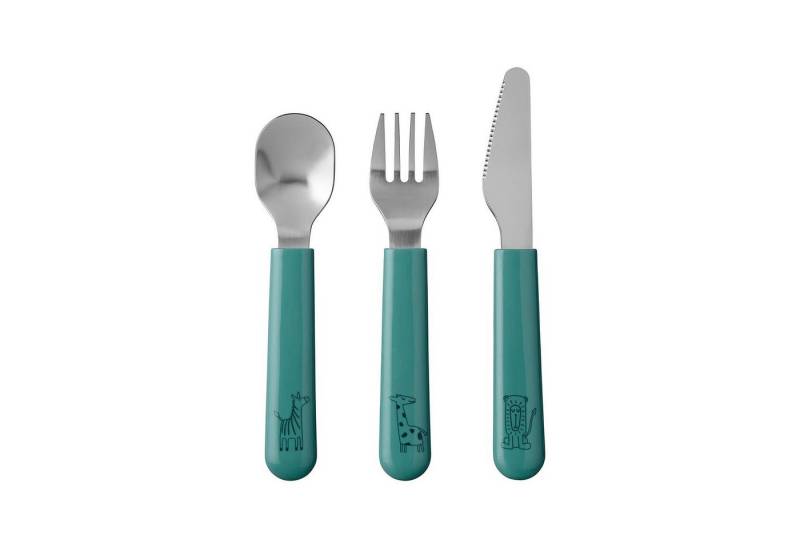 Mepal Kinderbesteck Mio Kinderbesteck 3er Set (3-tlg), Material-Mix, Spülmaschinengeeignet von Mepal