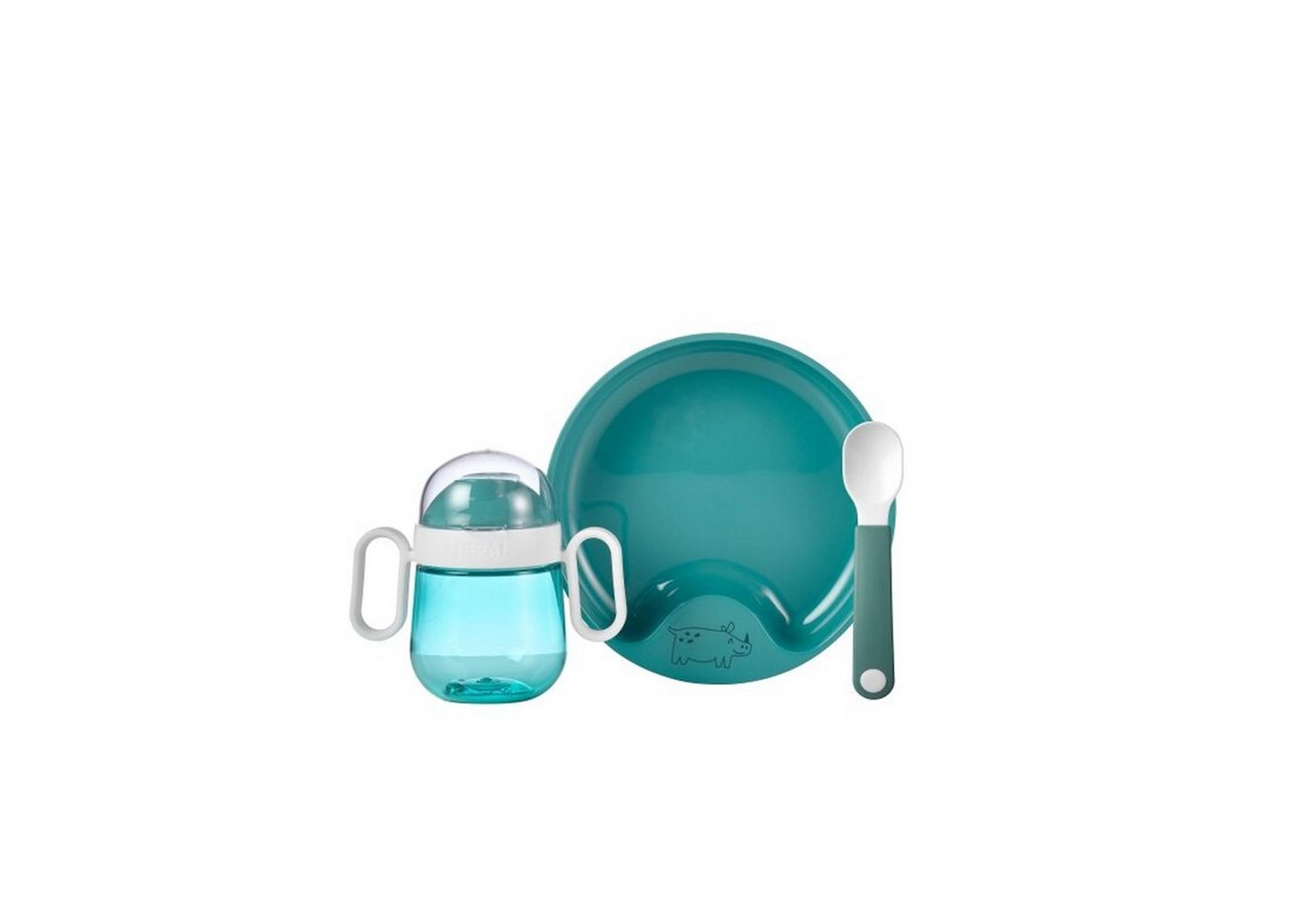 Mepal Kindergeschirr-Set Geschirr Set Set Babygeschirr Mepal Mio 3-teilig (3-tlg), Kunststoff von Mepal