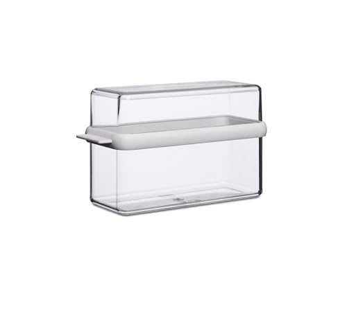 Mepal - Knäckebrotbox Stora - Aufbewahrungsbox für Cracker & Knäckebrot - Luftdichte Knäckebrotbox mit Deckel - Ideal zur Aufbewahrung einer Packung Knäckebrot - 1600 ml - White von Mepal