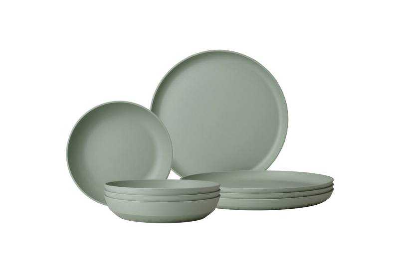 Mepal Kombiservice Silueta Tafel-Set 8er Set (8-tlg), Kunststoff von Mepal