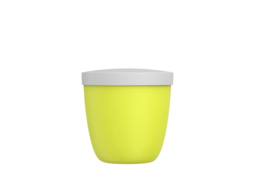 Mepal - Snackpot Ellipse - Praktischer Behälter zur Aufbewahrung & für Transport von Lebensmittel - Tiefkühltauglich - Spülmachinenfest - 500 ml - Lemon Lime von Mepal