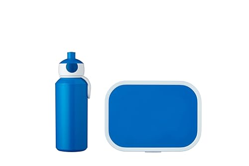 Mepal - Lunch-Set Campus - Lunch-Set für Kinder mit Pop-up Trinkflasche & Lunch Box - Lunch-Set für die Schule oder unterwegs - Spülmaschinenfest & BPA-frei - 400 ml + 750 ml - Blue Mepal - Lunch-Set Campus - Lunch-Set für Kinder mit Pop-up Trinkflasche & Lunch Box - Lunch-Set für die Schule oder unterwegs - Spülmaschinenfest & BPA-frei - 400 ml + 750 ml - Blue von Mepal