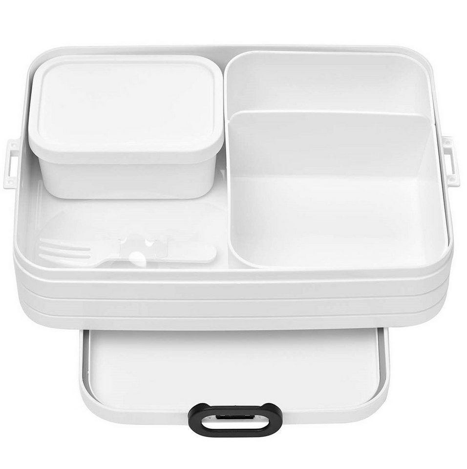 Mepal Lunchbox Bento-Lunchbox mit Fächern,Take A Break weiß Large von Mepal