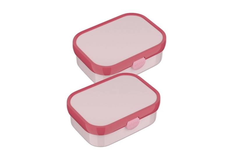 Mepal Lunchbox Campus Brotdosen mit Einsatz & Gabel 700 ml, Acrylnitril-Butadien-Styrol (ABS), (2-tlg), Spülmaschinengeeignet von Mepal