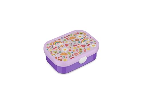 Mepal - Lunchbox Campus - Bento Lunchbox für Kinder - Brotdose mit Bento-Fach & Gabel - Meal Prep Box mit Clip-Verschluss - BPA-frei & Spülmaschinenfest - 750 ml - Food Fest Mepal - Lunchbox Campus - Bento Lunchbox für Kinder - Brotdose mit Bento-Fach & Gabel - Meal Prep Box mit Clip-Verschluss - BPA-frei & Spülmaschinenfest - 750 ml - Food Fest von Mepal