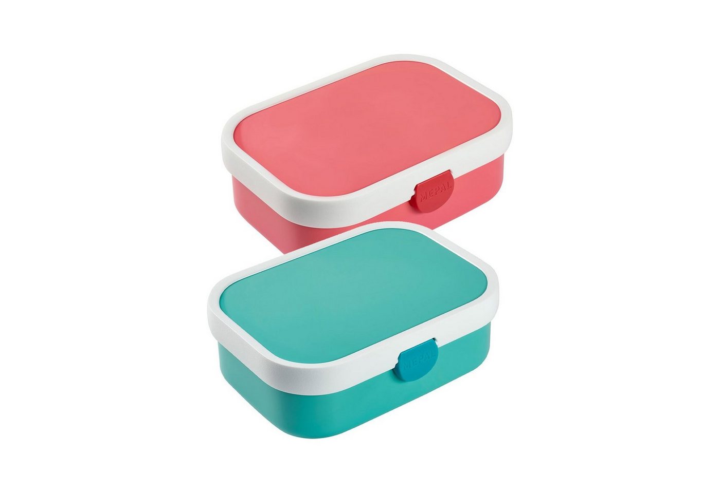 Mepal Lunchbox Campus Brotdosen mit Einsatz 700 ml 2er Set, Acrylnitril-Butadien-Styrol (ABS), (2-tlg) von Mepal