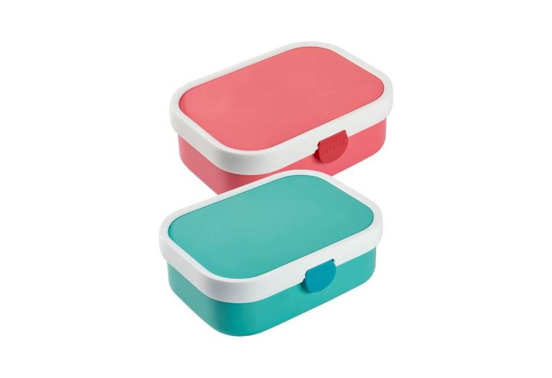 Mepal Lunchbox Campus Brotdosen mit Einsatz 700 ml 2er Set, Acrylnitril-Butadien-Styrol (ABS), (2-tlg) von Mepal