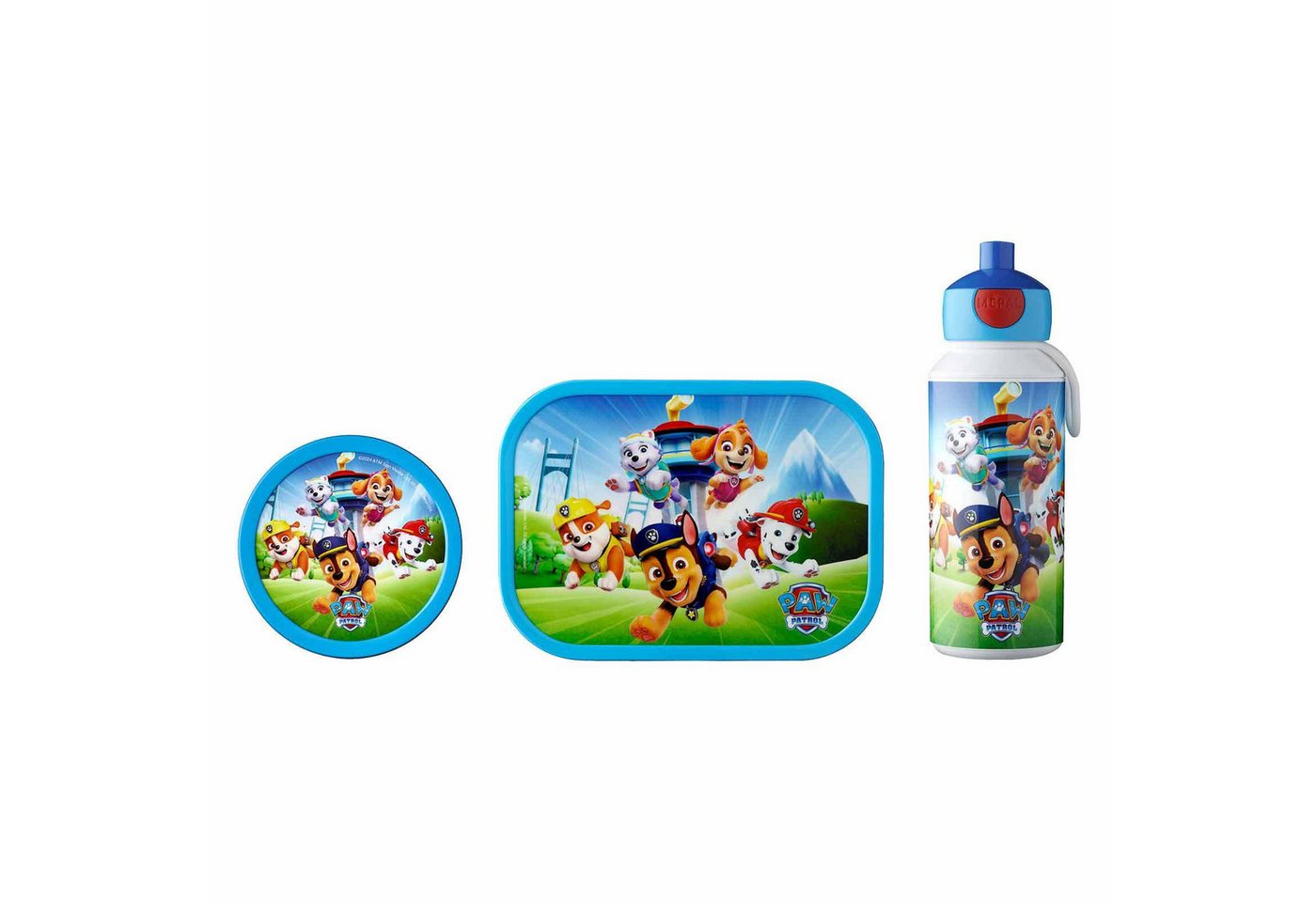 Mepal Lunchbox Campus Lunchset 3er Set, Acrylnitril-Butadien-Styrol (ABS), (3-tlg), Spülmaschinengeeignet von Mepal