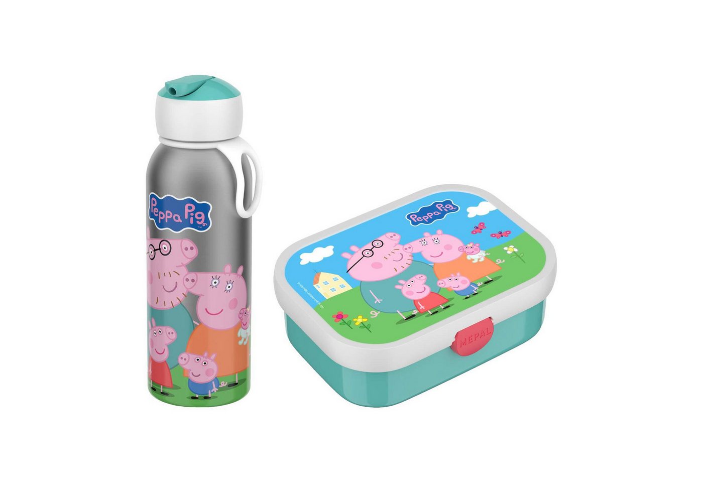 Mepal Lunchbox Campus Lunchset mit Thermoflasche 2er Set, Material-Mix, (2-tlg), Spülmaschinengeeignet von Mepal