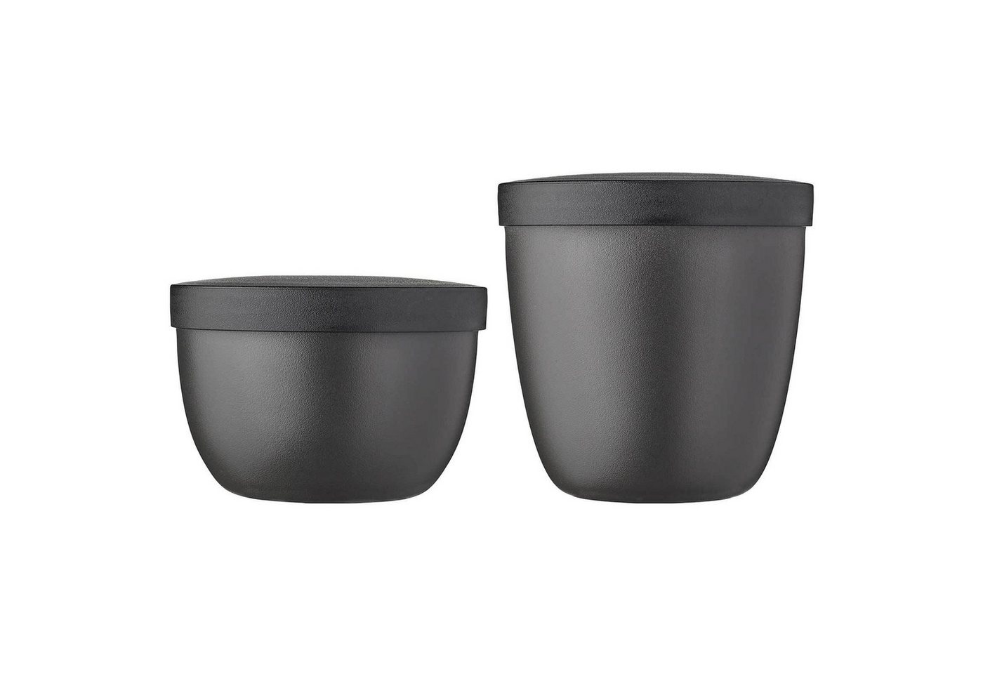 Mepal Lunchbox Ellipse Snackpots 350 & 500 ml 2er Set, Kunststoff, (2-tlg), Spülmaschinengeeignet, Mikrowellengeeignet (ohne Deckel) von Mepal
