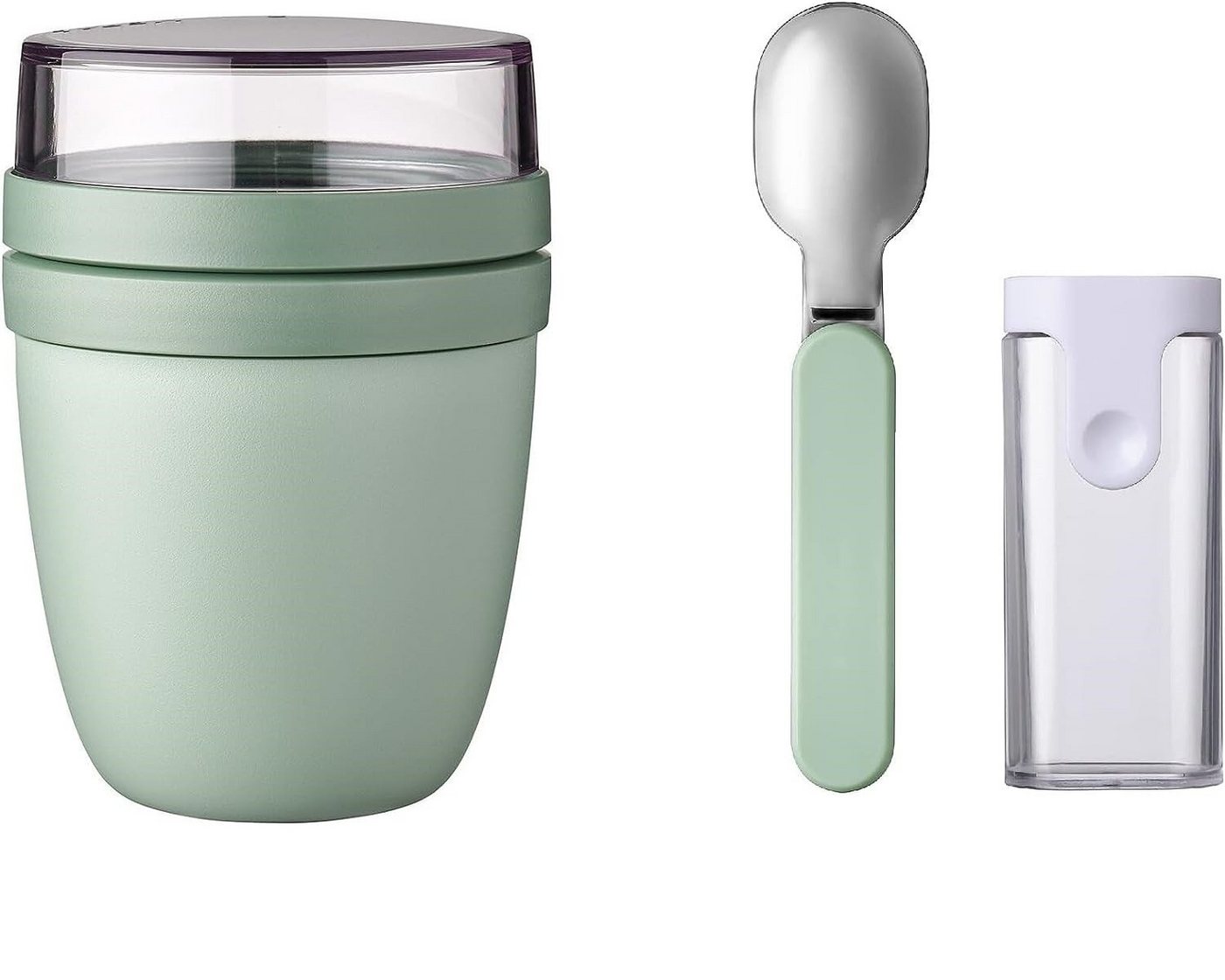 Mepal Lunchbox Lunchpot Faltbarer Löffel Ellipse Nordic Sage praktischer Behälter Mepal Lunchbox Lunchpot Faltbarer Löffel Ellipse Nordic Sage praktischer Behälter von Mepal